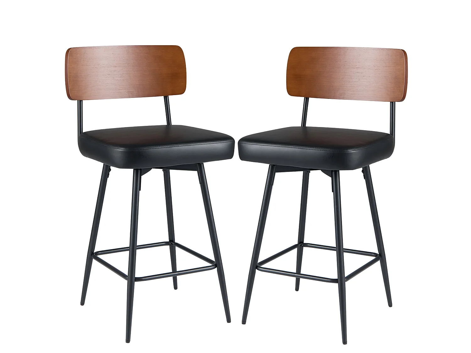 Set di 2 sgabelli imbottiti Sgabelli da bar