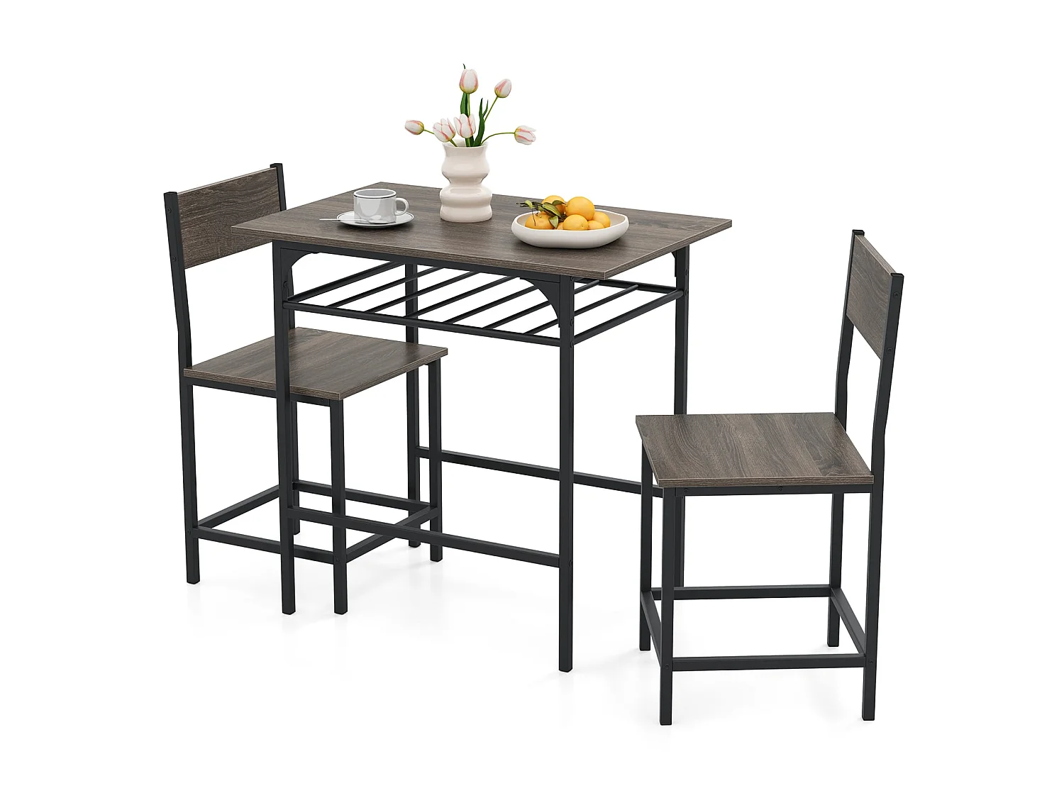 Set di mobili per sala da pranzo: tavolo + 2 sedie Mobili per cucina