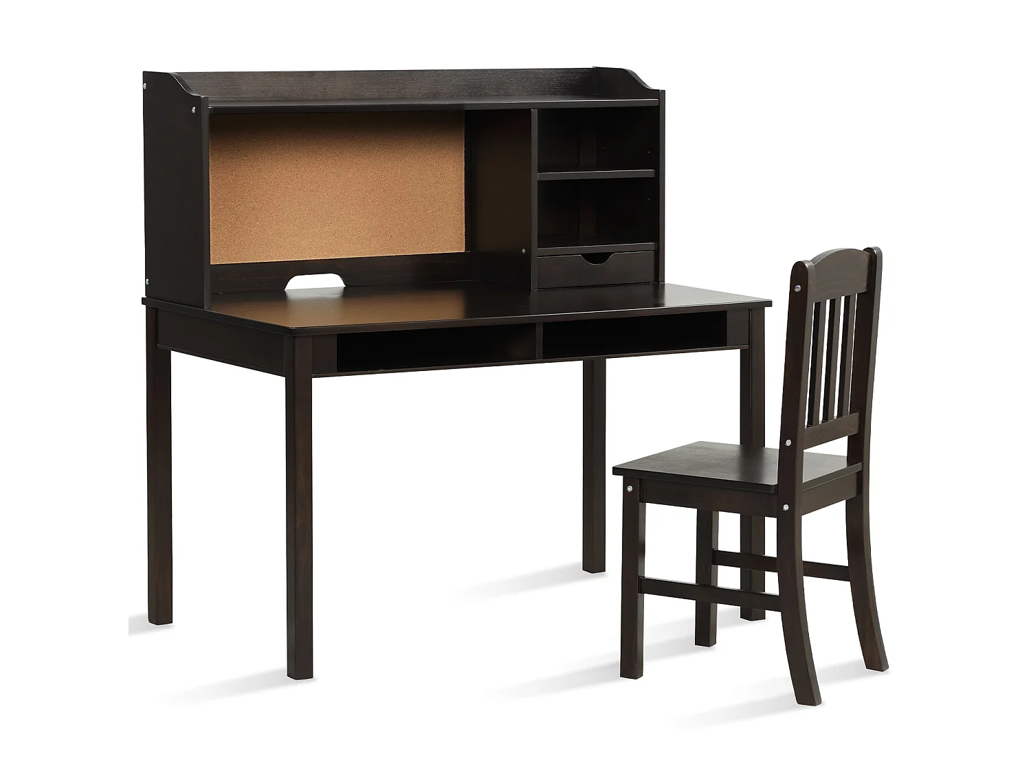 Bureau pour enfant avec tableau en liège et chaise Bureau pour enfants
