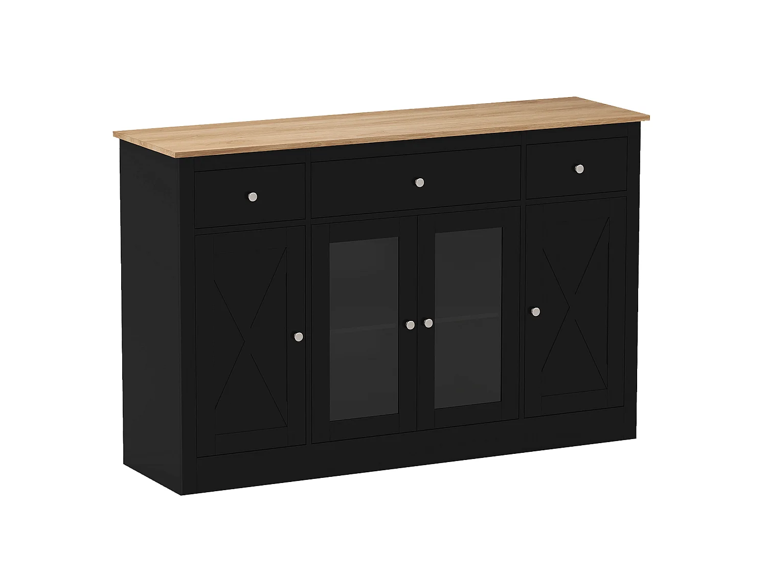 Meuble de chambre à 3 tiroirs Commode de salon