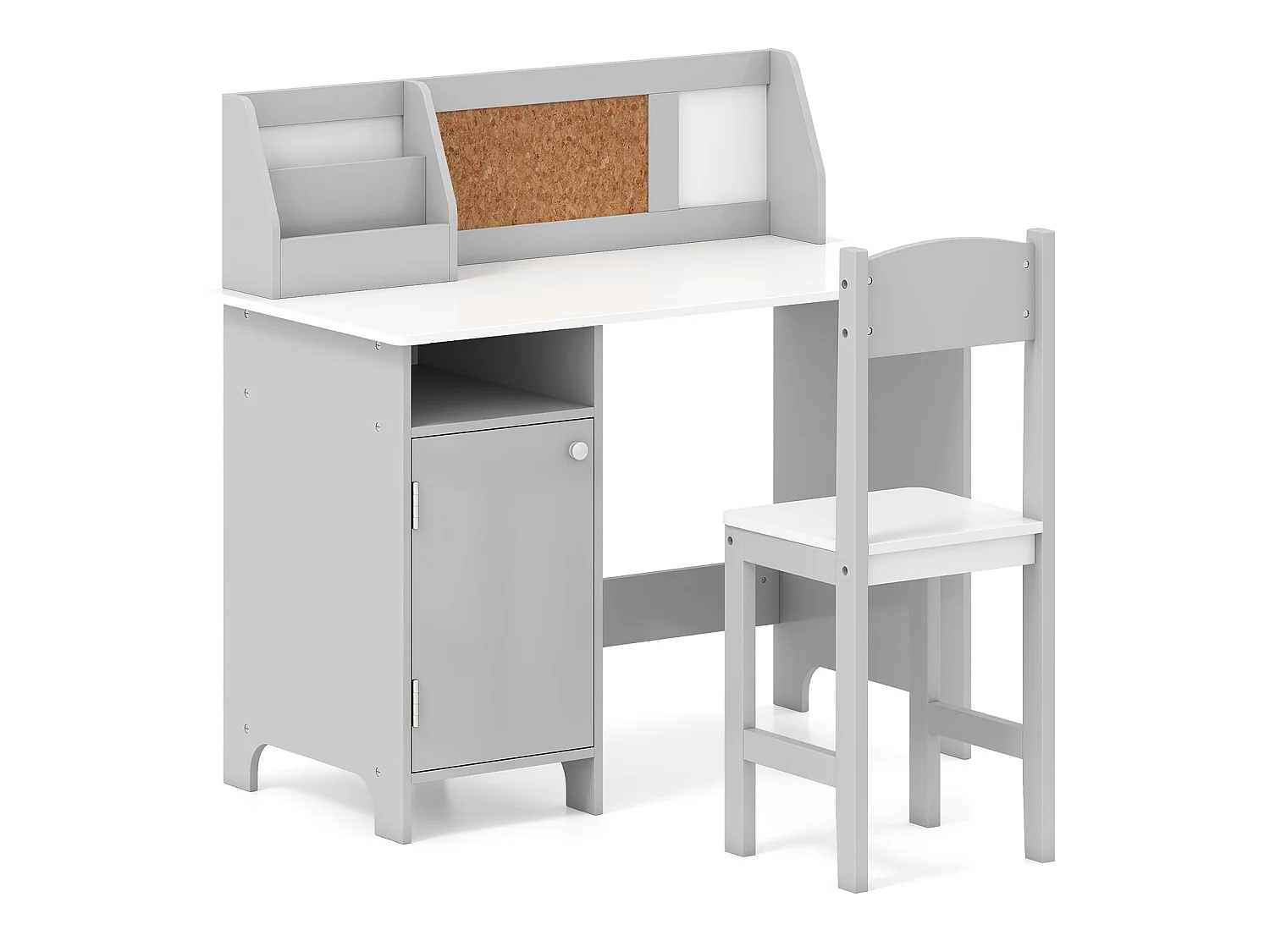 Ensemble bureau pour enfants avec chaise en bois