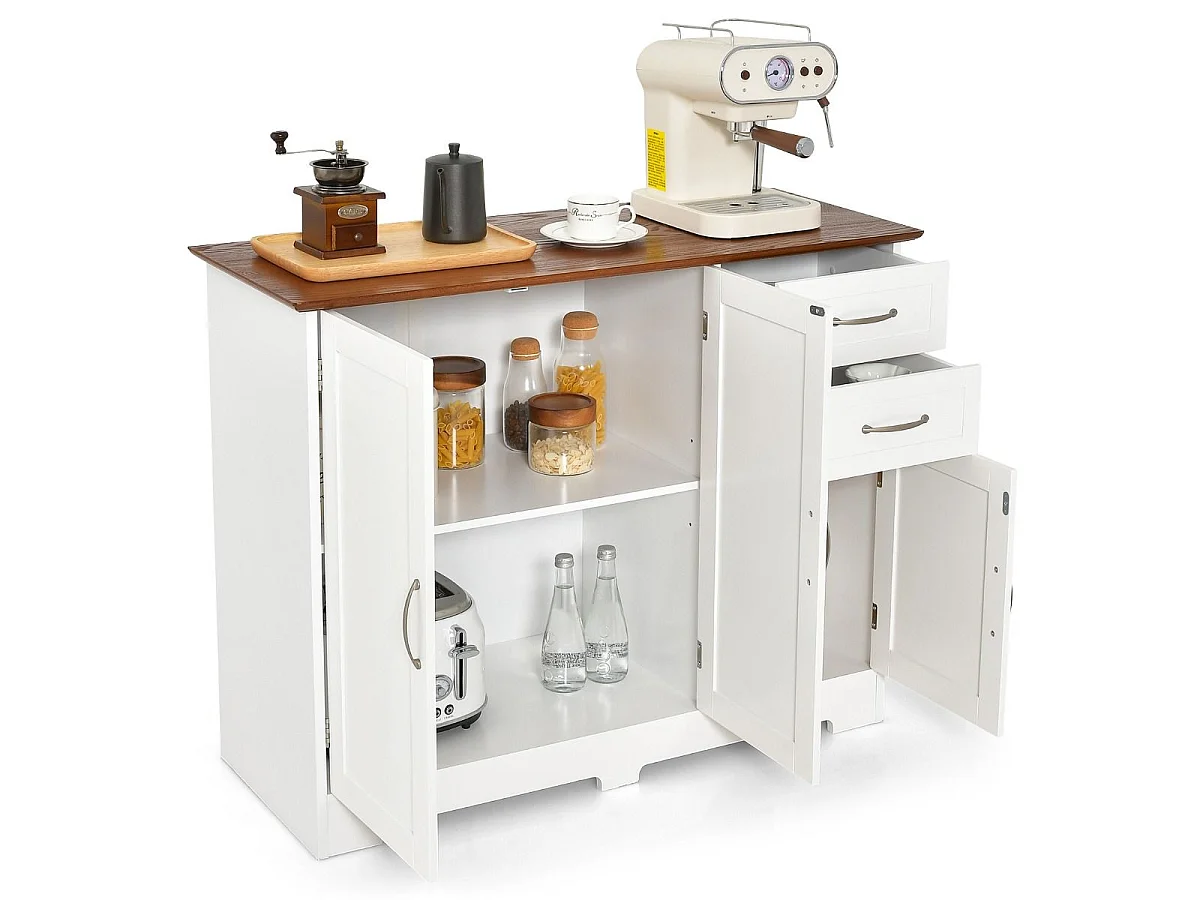 Klassische Küchenschrank-Kommode 100 x 40 x 78 cm
