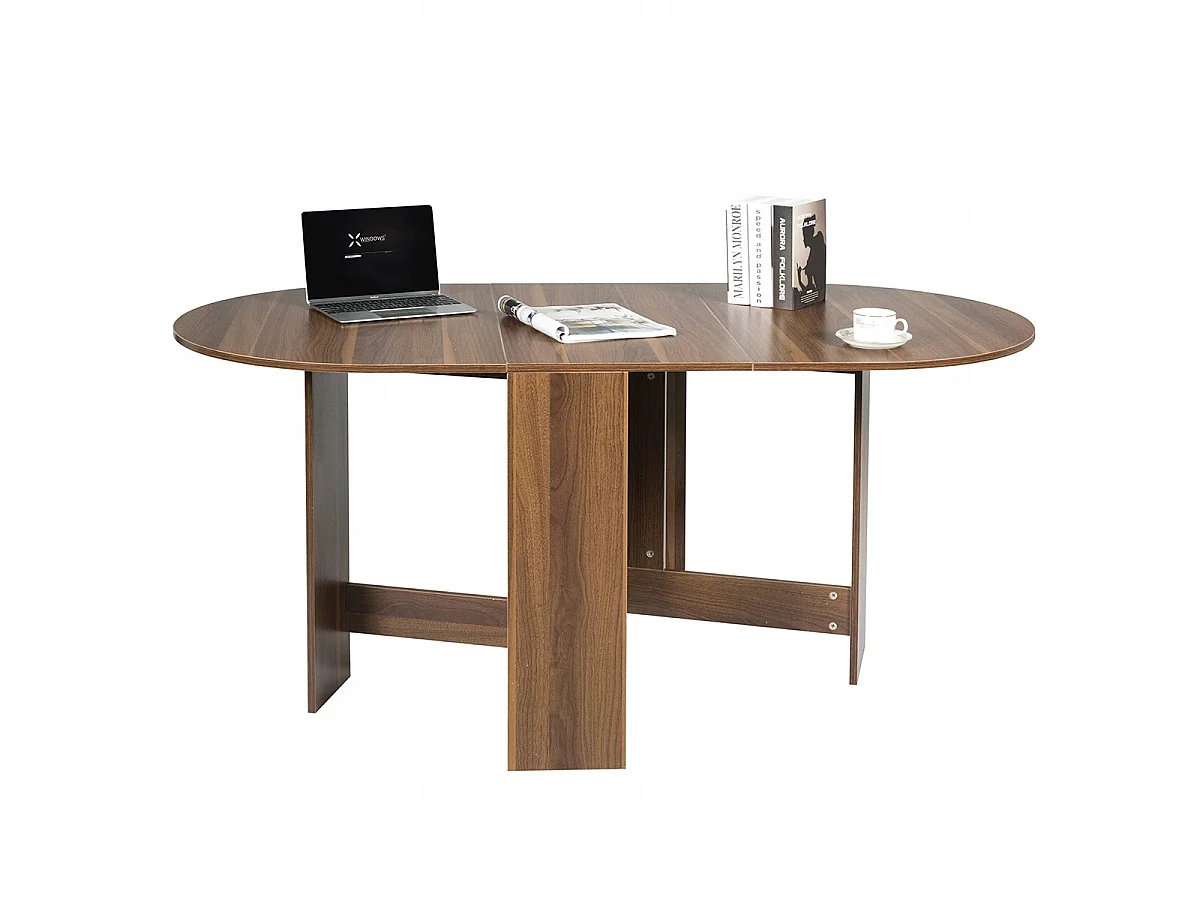 TABLE DE CUISINE ET DE SALLE À MANGER PLIABLE 3 EN 1 163 x 80 cm
