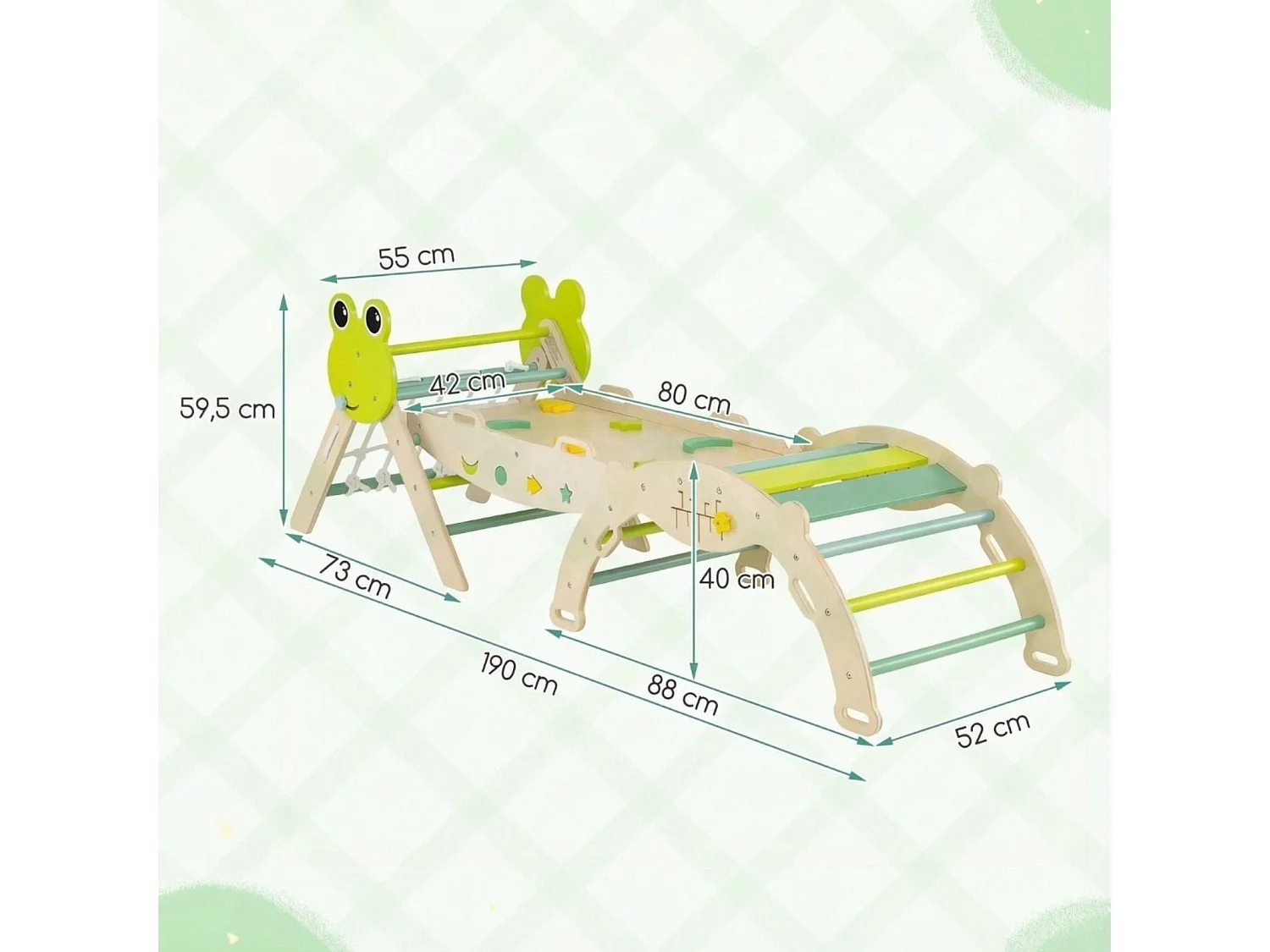 Ensemble d'échelles d'escalade pour enfants – Centre d'activités pour enfants