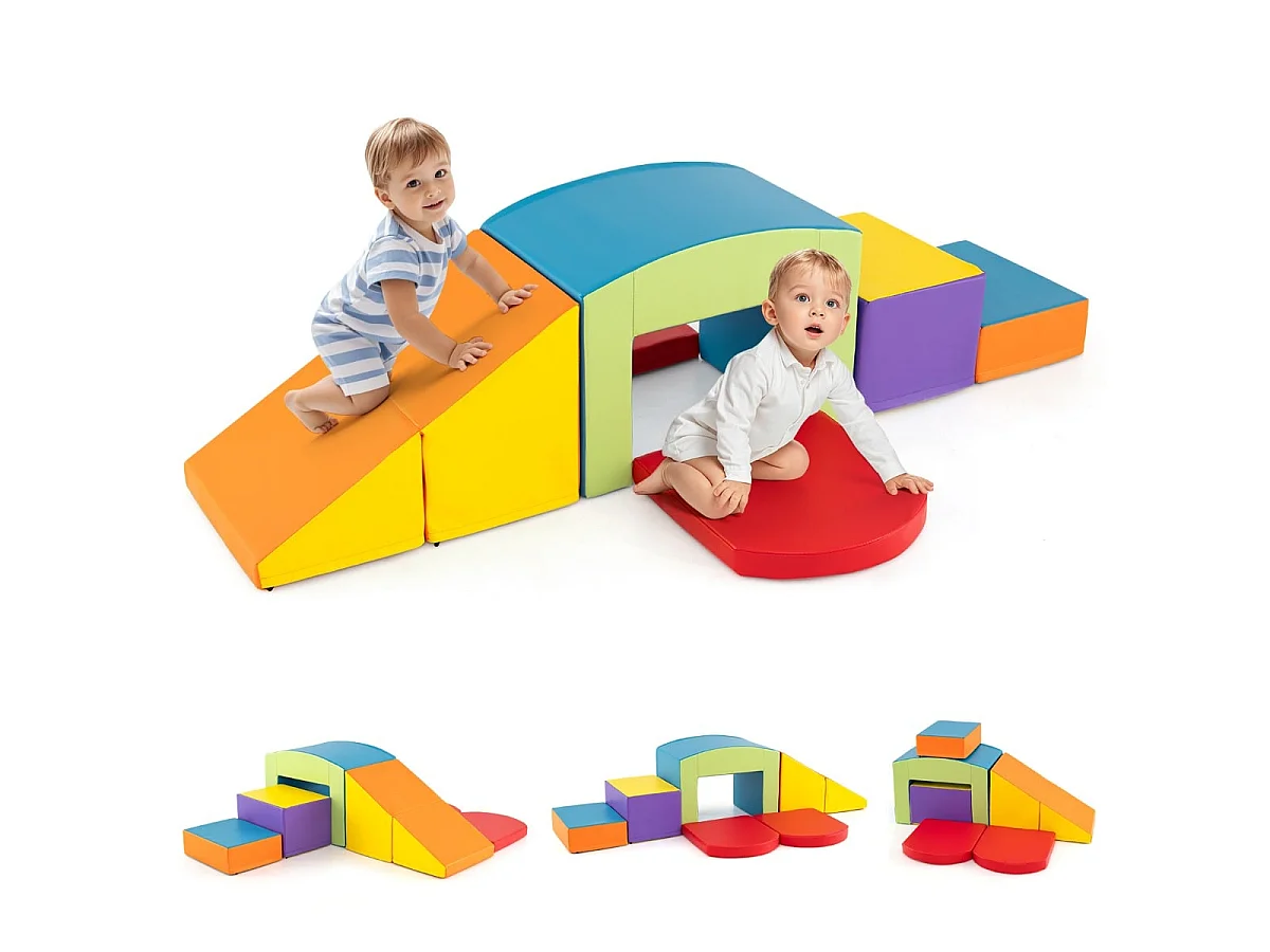 Große Schaumstoffbausteine für Kinder, 6-teiliges Set