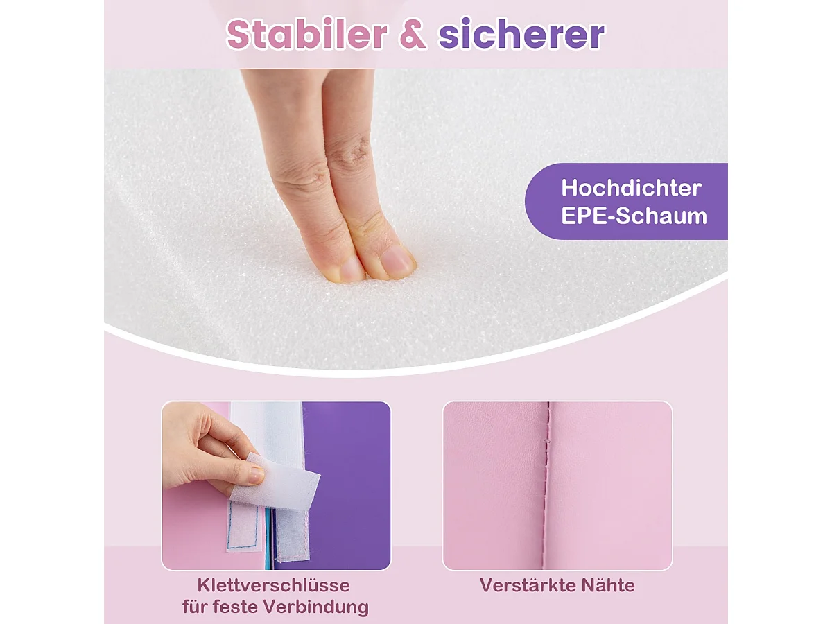 Große Schaumstoffbausteine für Kinder, 6-teiliges Set