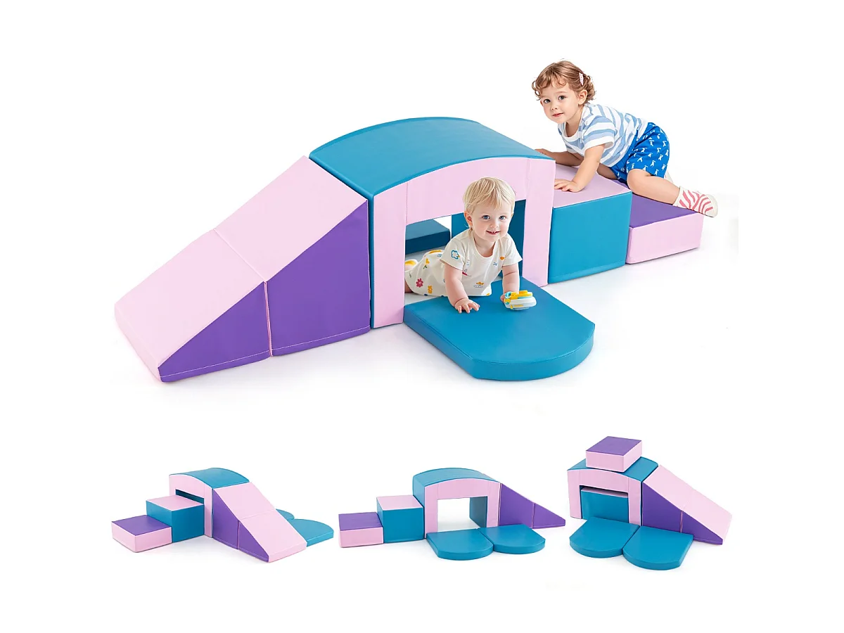 Große Schaumstoffbausteine für Kinder, 6-teiliges Set