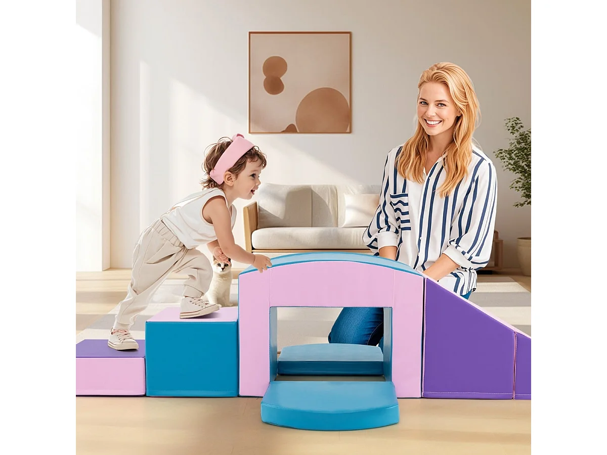 Große Schaumstoffbausteine für Kinder, 6-teiliges Set