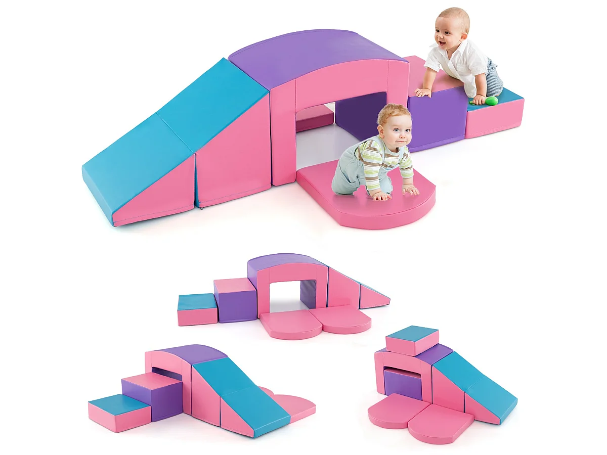 Große Schaumstoffbausteine für Kinder, 6-teiliges Set