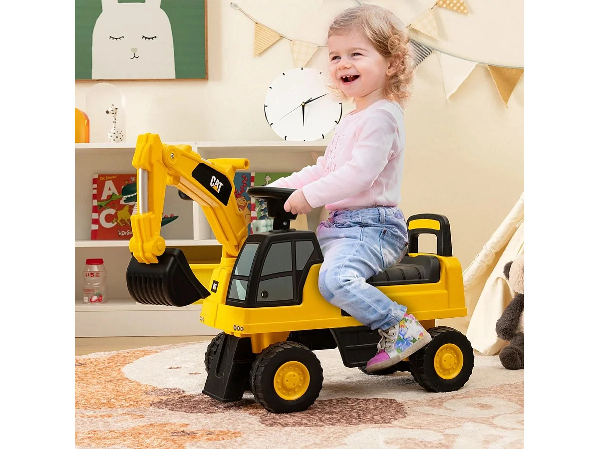 Laufrad „Mini-Bagger“ für Kinder – Planierraupe