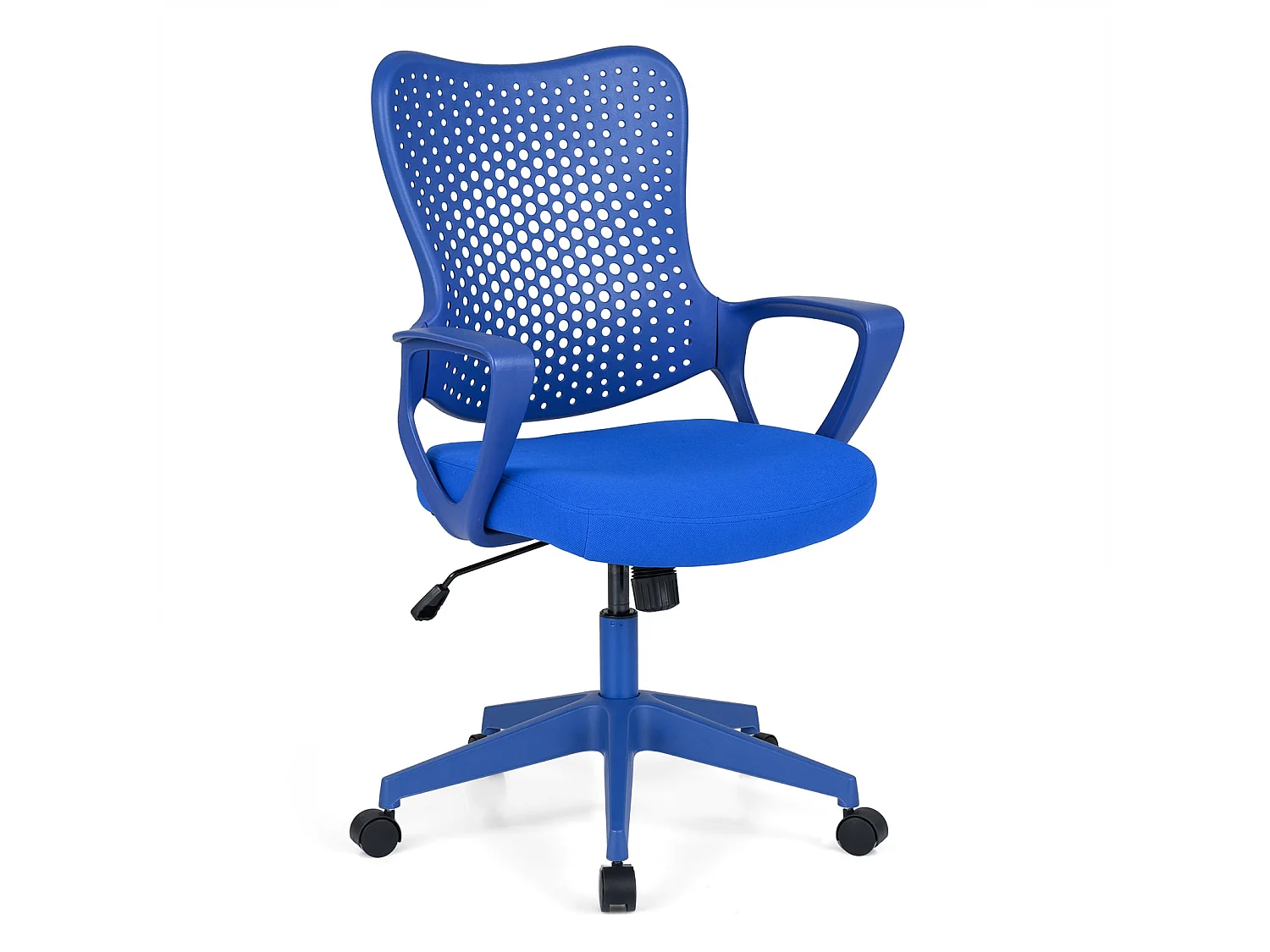 Sedia da ufficio ergonomica con schienale in rete - Poltrona blu
