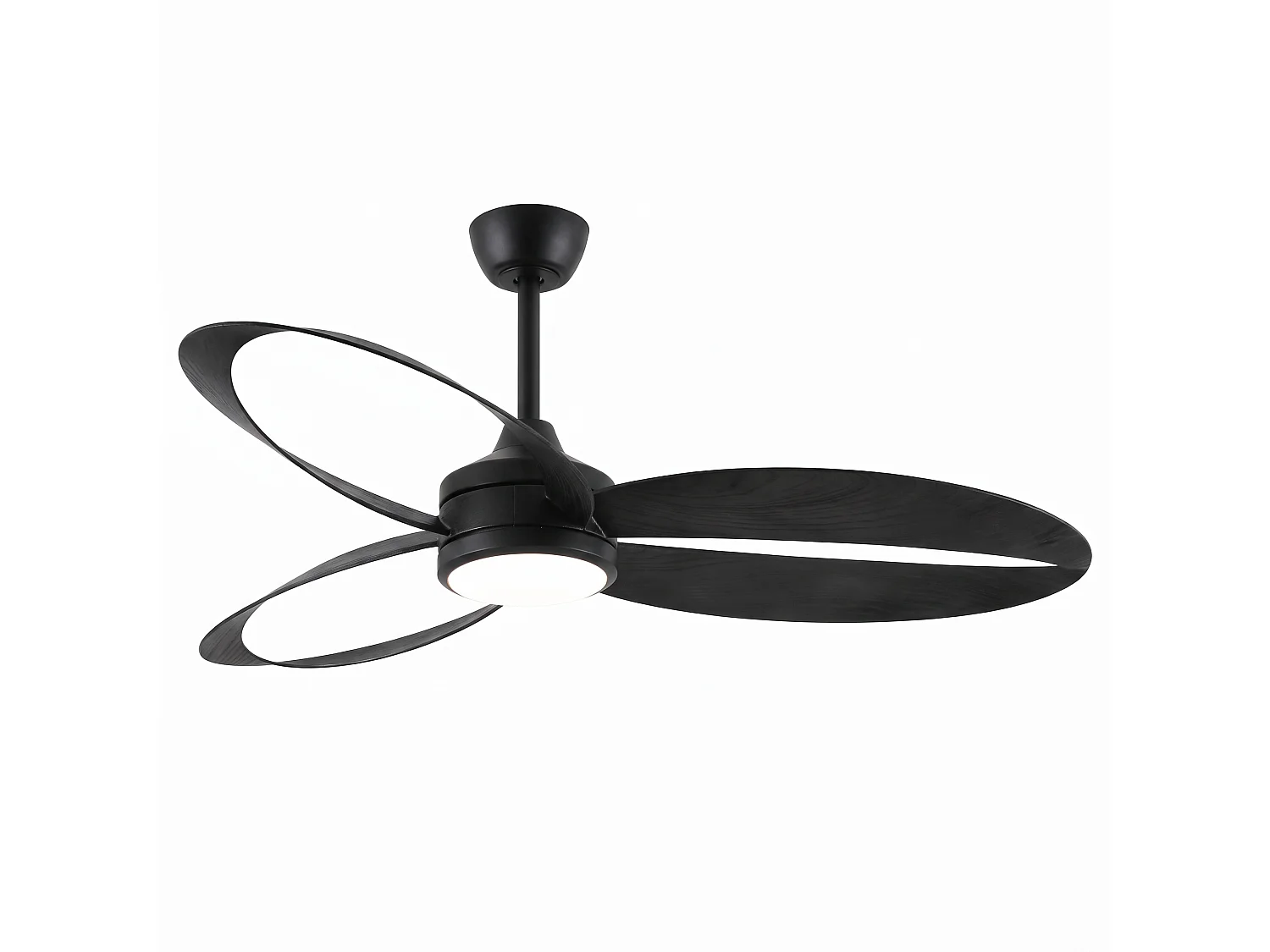 Parrot Uncle Deckenventilator mit LED-Beleuchtung, 106.7 cm, 6 Geschwindigkeitsstufen, 3 Farbtemperaturen, modern in Schwarz