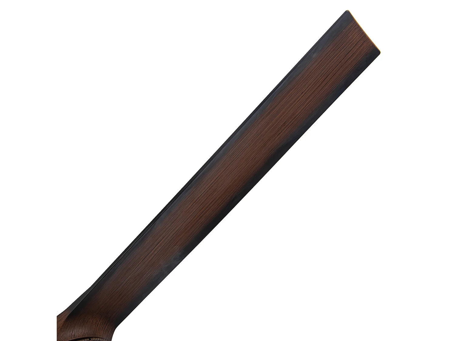 Parrot Uncle Ventilateur de plafond 152,4cm, pales ABS, abat-jour rotin métal, 6 vitesses, style campagnard noir marron