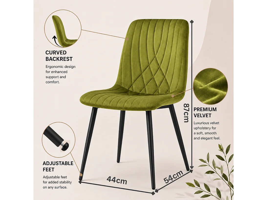 Dining Set with Rustic Wood Effect Table, 4 Green Velvet Diamond Chairs and Rustic Bench 6 Seater