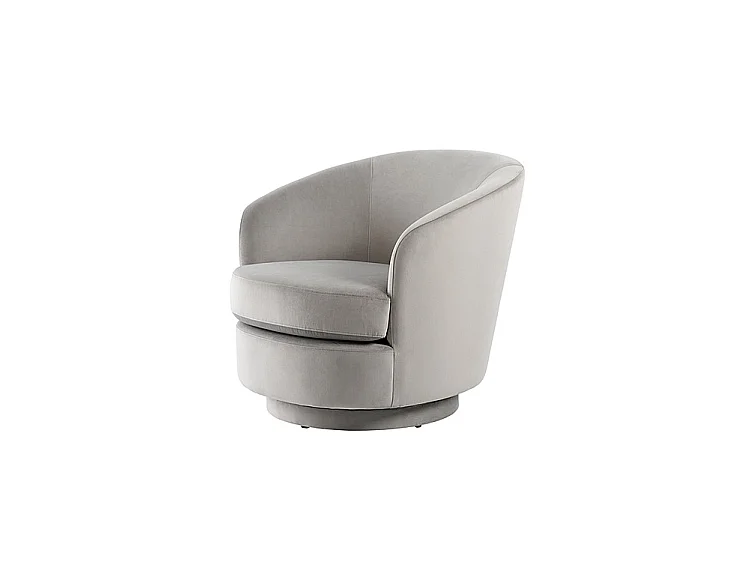My Furniture Melville Swivel Chair - Dove Grey