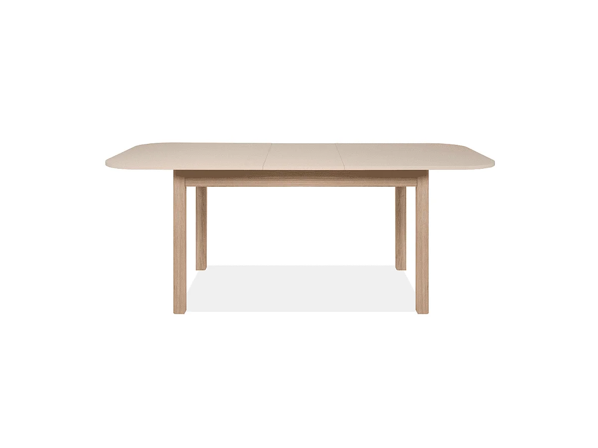 Table extensible de 160 à 200 cm effet chêne et cachemire - SIENA