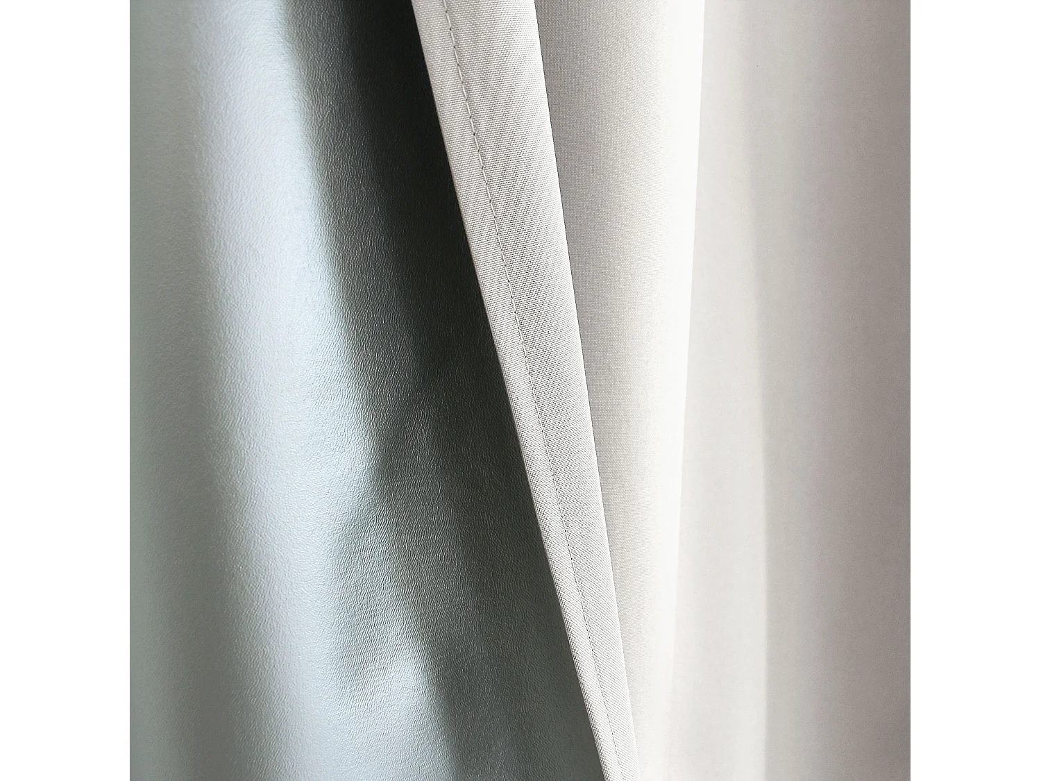 Rideaux occultant thermique, écru, 140x240 cm, Lot de 2, avec œillets, Collection Oxford, CMADECO - Beige