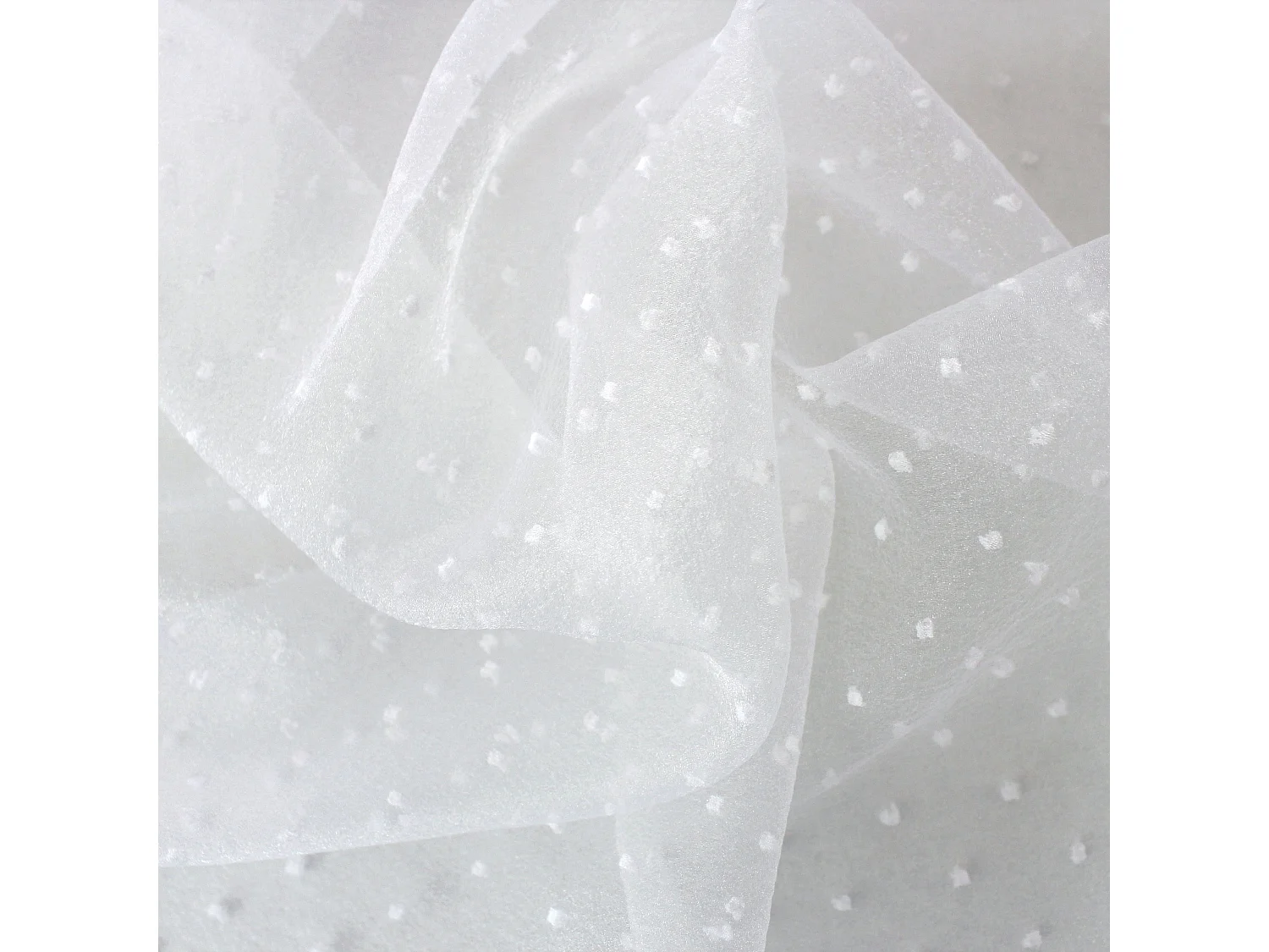 Voilages fenêtres, à œillets, blanc, 140x240cm, lot de 2, plumetis, Collection Lolita, CMADECO - Blanc