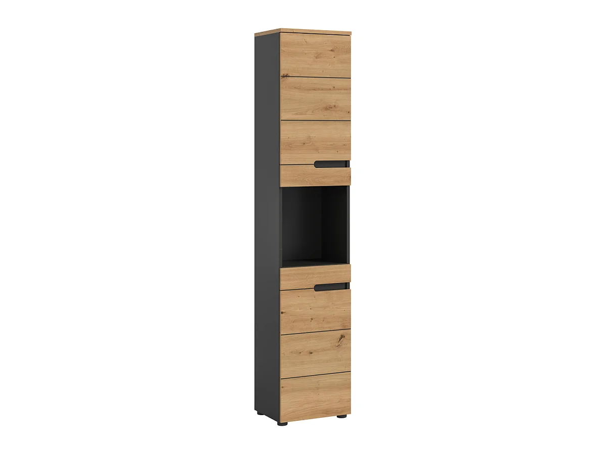 Coluna de casa de banho com 2 portas e 1 nicho A193 cm - ENO