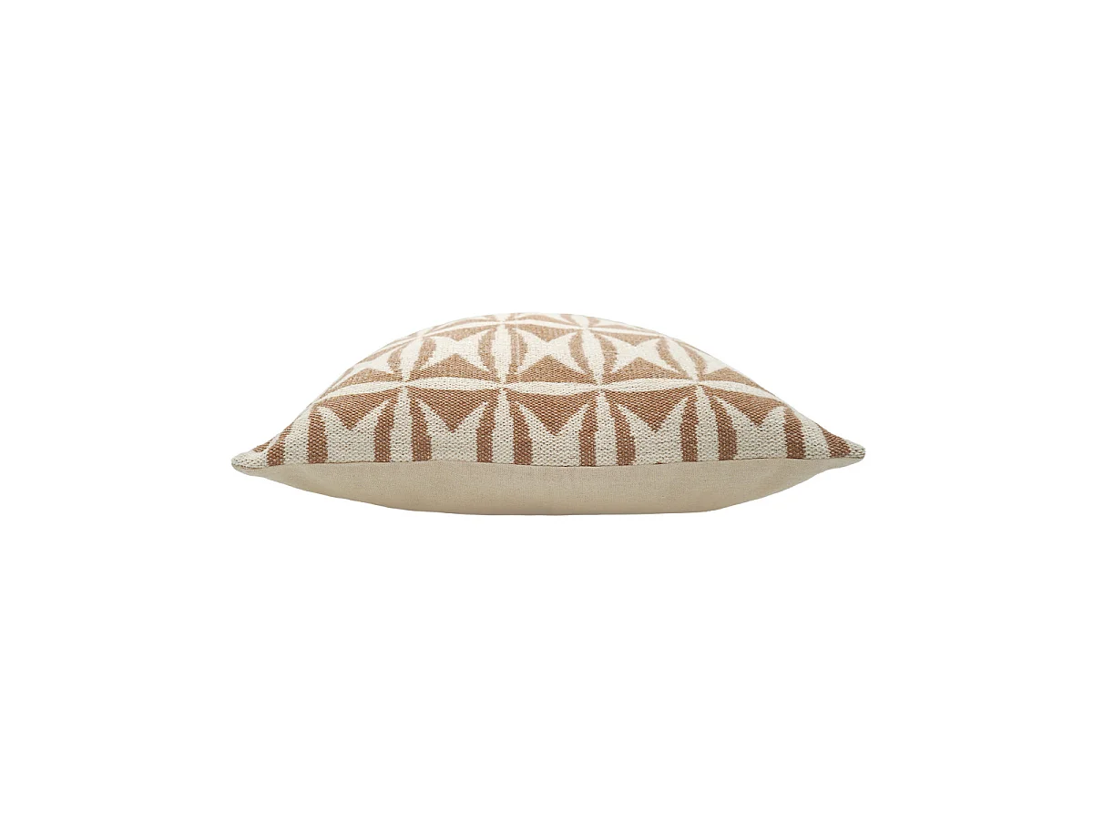 Coussin Déco Jacquard "Neirobi" 45x45cm Naturel