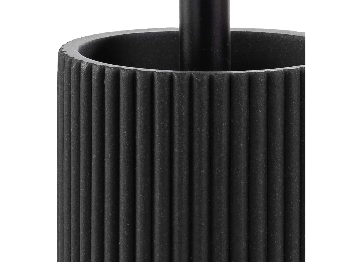 Brosse WC Design "Niagara" 38cm Noir