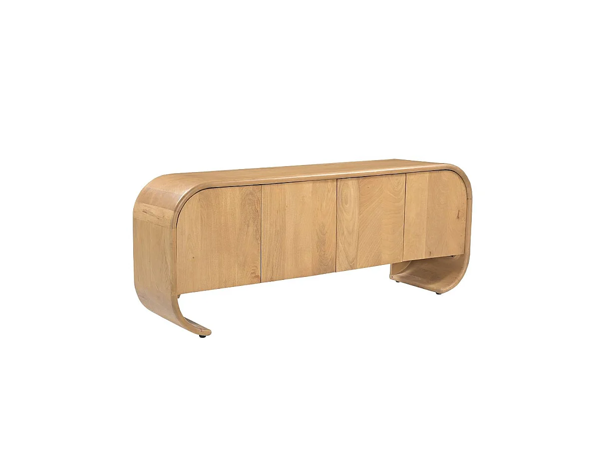 Meuble TV en bois de manguier Chad