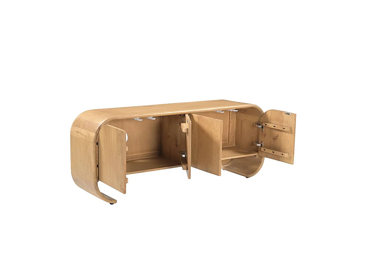 Meuble TV en bois de manguier Chad