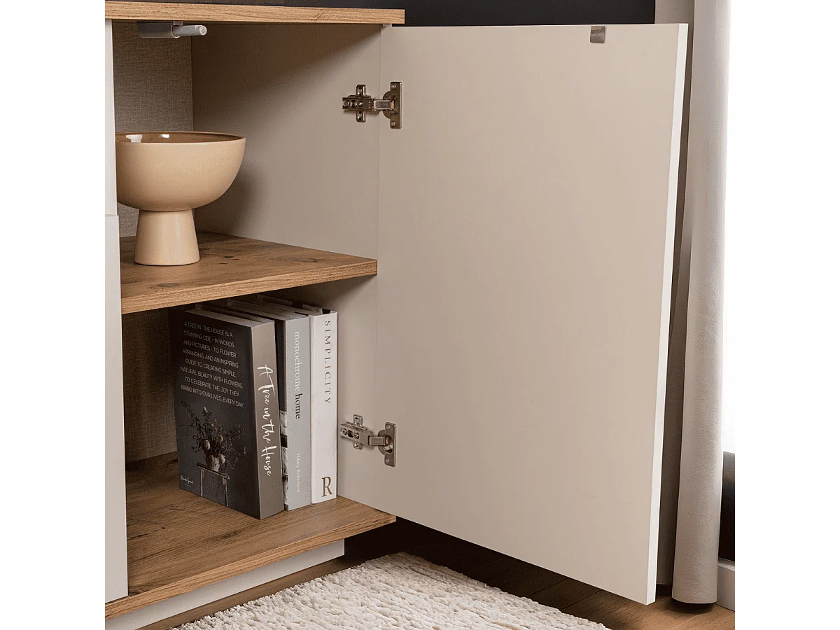 Buffet 4 portes et 1 niche centrale L180 cm - ARISTA