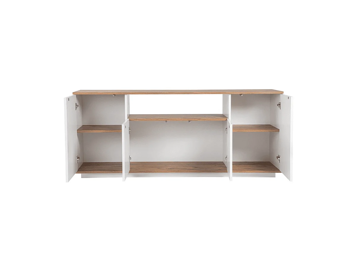 Buffet met 4 deuren en 1 centrale niche L180 cm - ARISTA