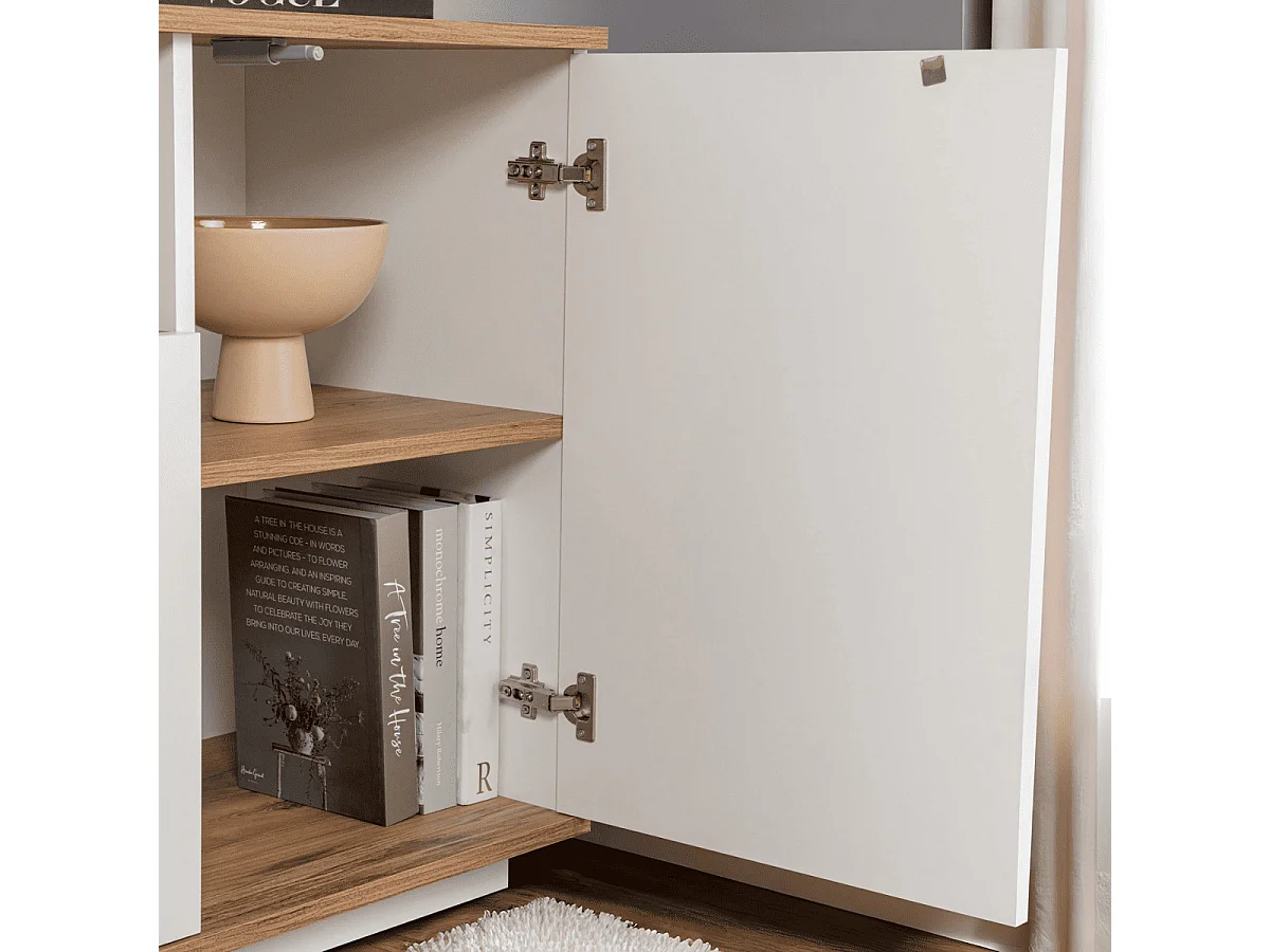 Buffet met 4 deuren en 1 centrale niche L180 cm - ARISTA