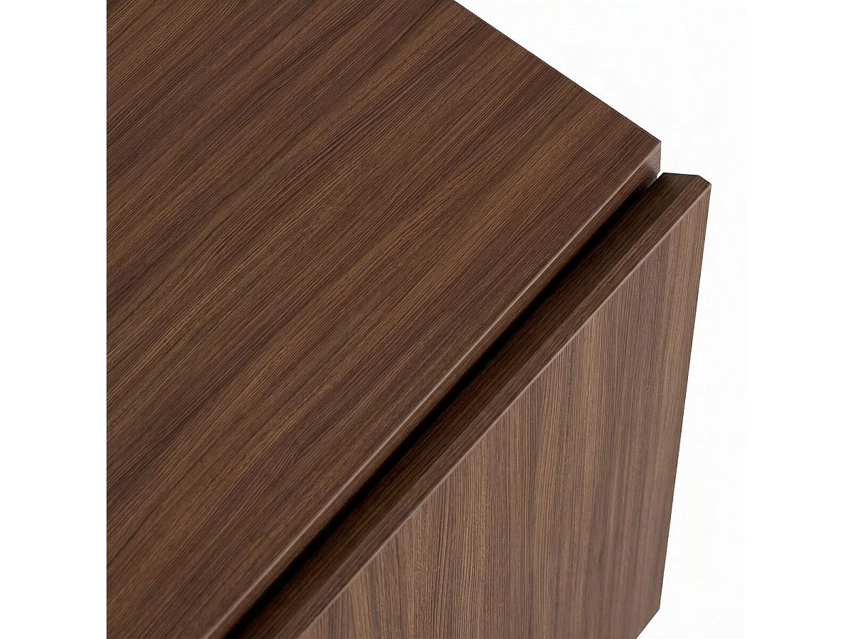 Meuble TV 4 portes 1 niche L160 cm - OLIVER