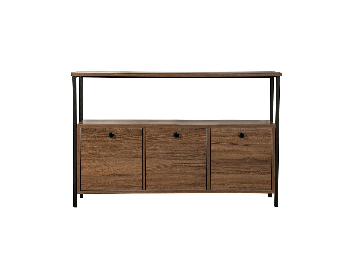 3-deurs dressoir met 1 bovenplank L120 cm - SIENNA