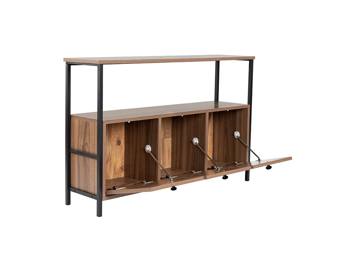 3-deurs dressoir met 1 bovenplank L120 cm - SIENNA
