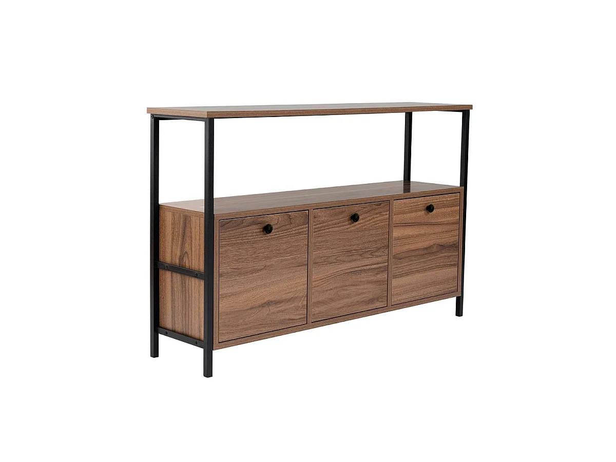 3-deurs dressoir met 1 bovenplank L120 cm - SIENNA