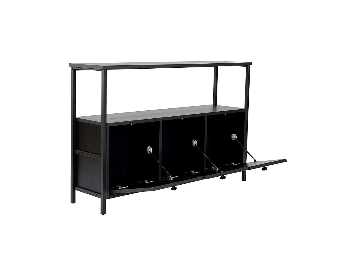 Aparador de 3 puertas con 1 estante superior L120 cm - SIENNA