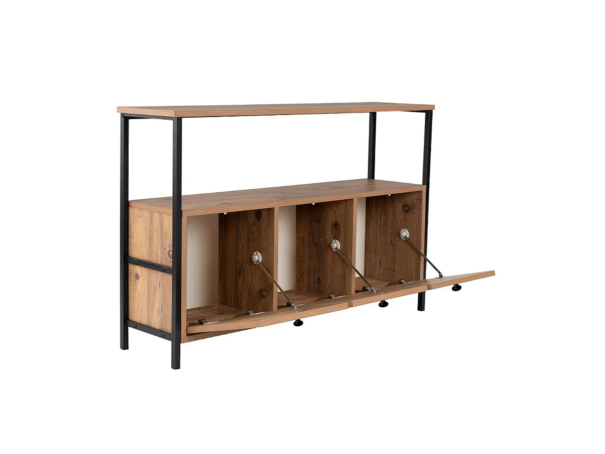 3-deurs dressoir met 1 bovenplank L120 cm - SIENNA