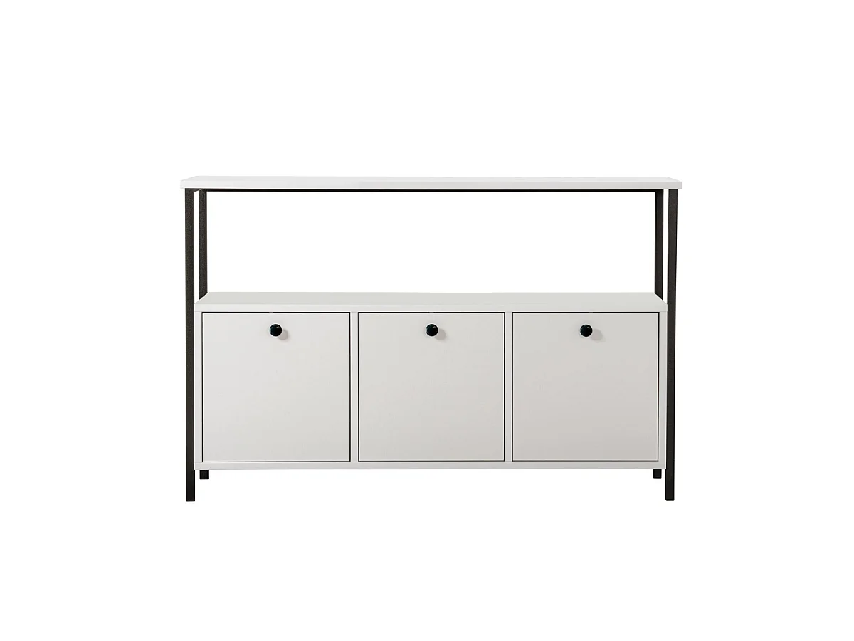 3-deurs dressoir met 1 bovenplank L120 cm - SIENNA