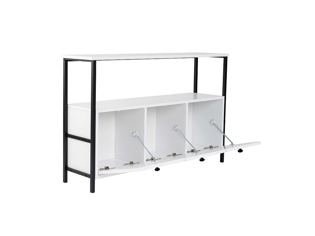 3-deurs dressoir met 1 bovenplank L120 cm - SIENNA