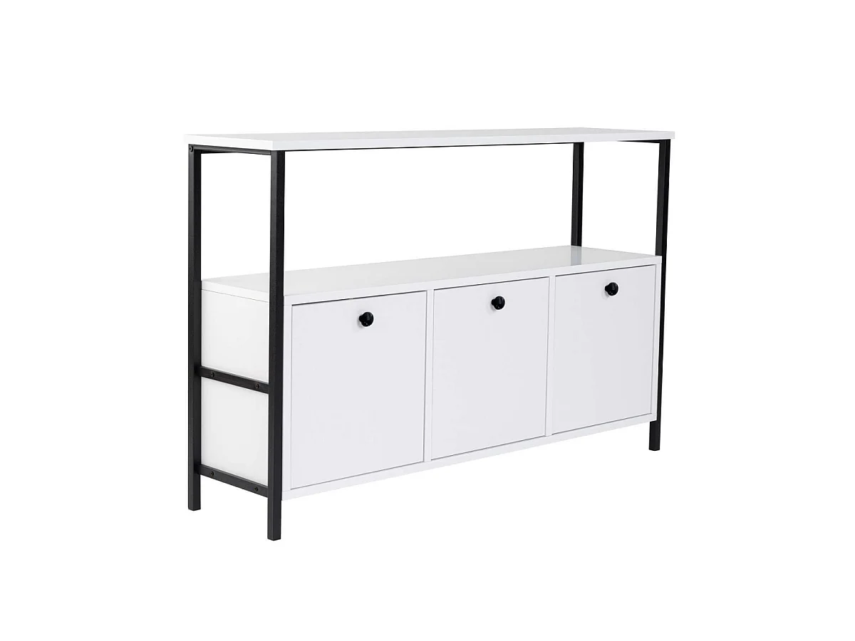 3-deurs dressoir met 1 bovenplank L120 cm - SIENNA