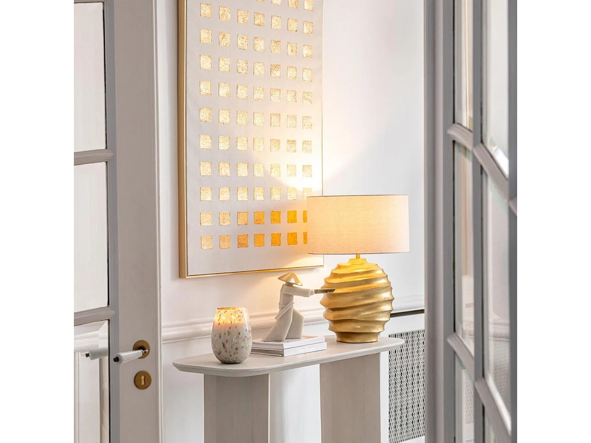 Lampe à Poser Design "Thibaut" 43cm Doré