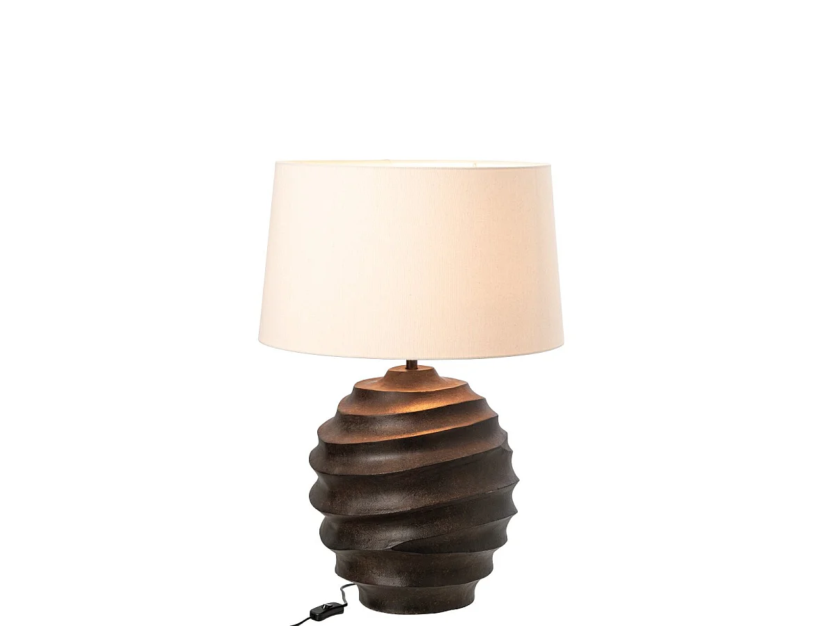 Lampe à Poser Design "Thibaut" 43cm Marron