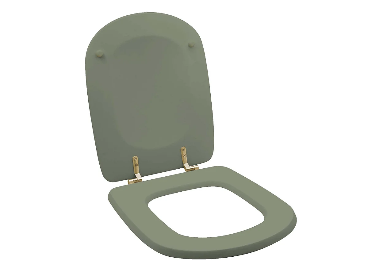 Abattant WC Design "Oria" 44cm Vert Cèdre