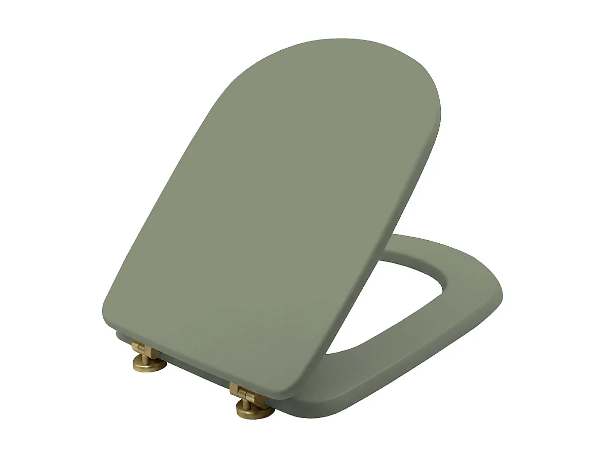Abattant WC Design "Oria" 44cm Vert Cèdre