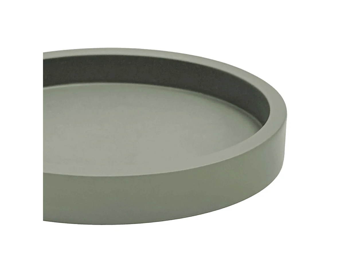 Porte Savon Design "Oria" 12cm Vert Cèdre