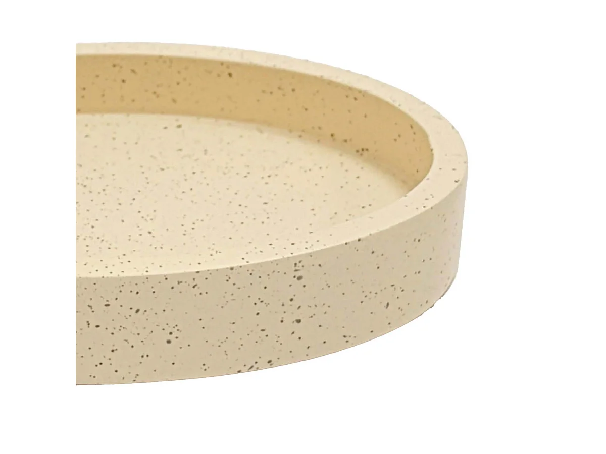 Porte Savon Design "Oria" 12cm Sable