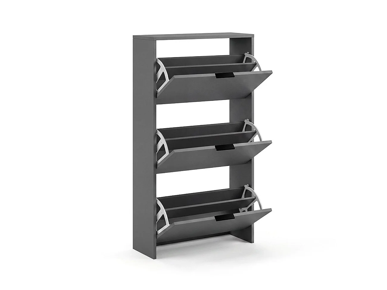 Sapateira Remi de 3 portas Gris Grafito