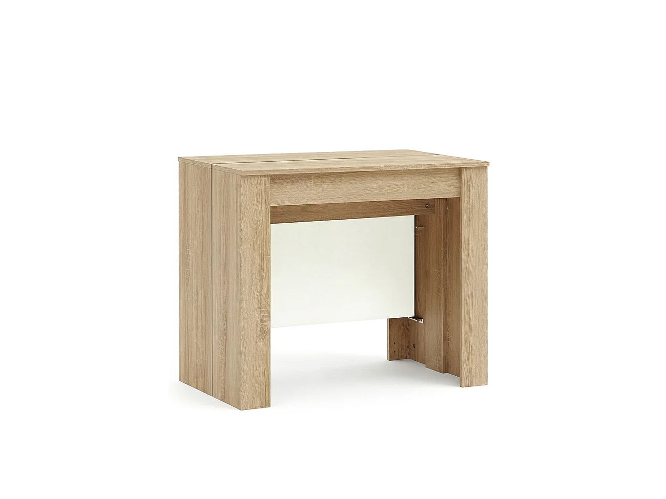 Mesa consola extensível 50-235 x 90 cm Denis Roble Canadian - Blanco Artik (Blanco Mate)