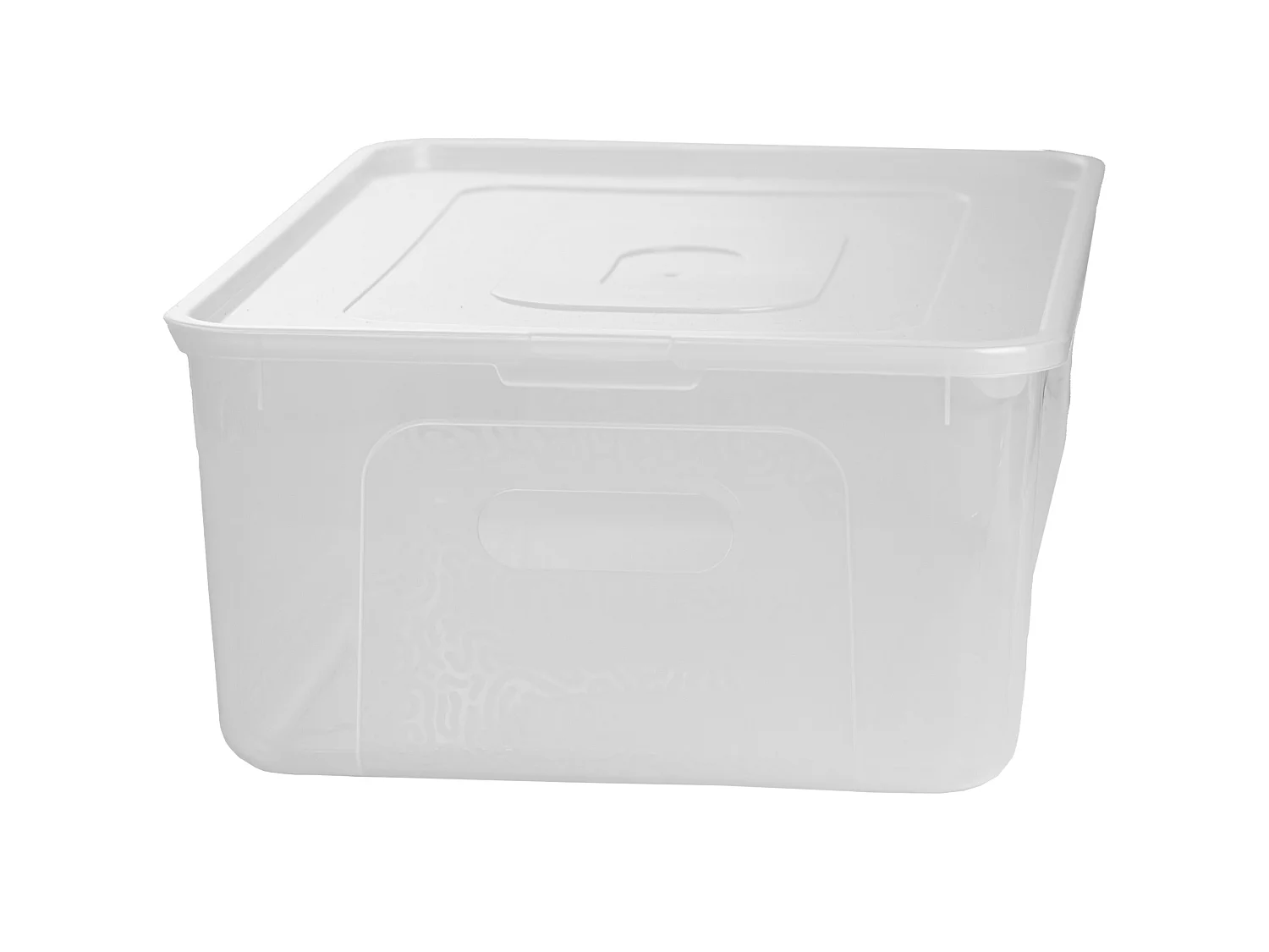 Boîte de rangement avec couvercle en plastique transparent MultiBox 39x26x20,5 cm, 20 L