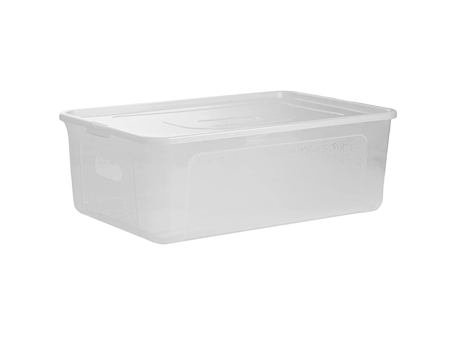 Boîte de rangement avec couvercle en plastique transparent MultiBox 39x26x20,5 cm, 20 L