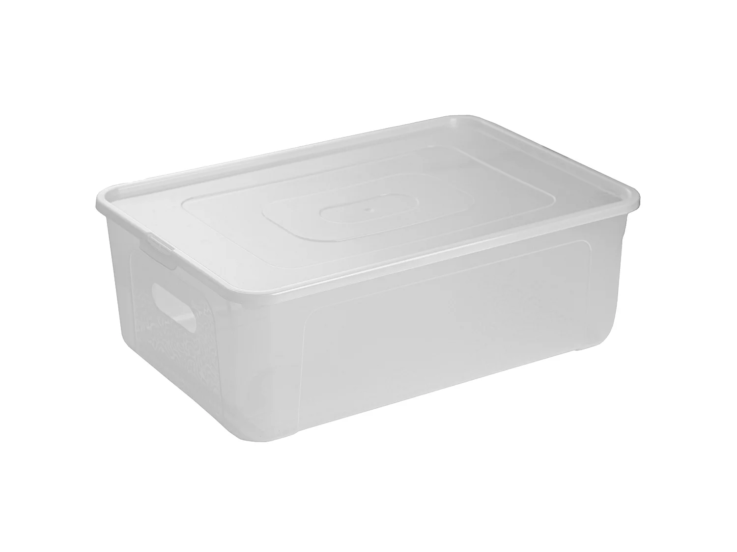 Boîte de rangement avec couvercle en plastique transparent MultiBox 39x26x20,5 cm, 20 L